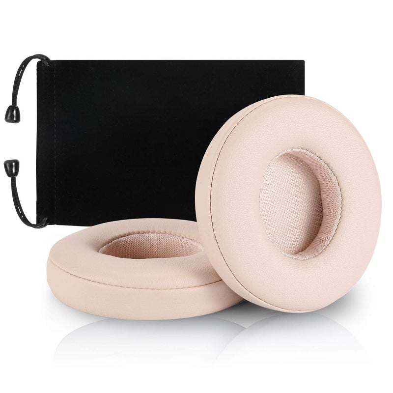 Cypher.V Replacement Earpad Cover, Ear Cushion Pads Compatible with Solo 2.0 3.0 Headphones by Dr. Dre 1 Pair (Light Pink) - Image 1